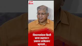 Pudhari News  विधानसभेला किती जागा लढणार प्रकाश आंबेडकर म्हणाले   prakash ambedkar on election [upl. by Atinaj485]