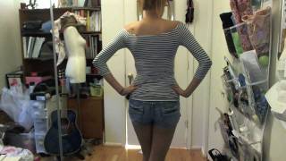 OOTD 08 amp Haul  Cute Sweaters amp Overall Shorts [upl. by Genni]