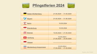 Pfingstferien 2024 [upl. by Riebling]