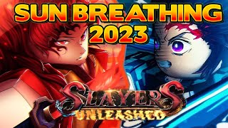 How to Get Sun Breathing In Slayers Unleashed In 2023 Latest Update Roblox  Latest Codes amp Tricks [upl. by Dion]