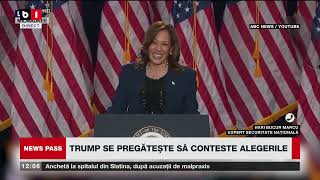 NEWS PASS SUA CEA MAI STRÂNSĂ CURSĂ ELECTORALĂ DIN ISTORIE TRUMP SE PREGĂTEȘTE SĂ CONTESTE P1 [upl. by Htabmas]