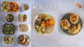 MEAL PREP AUTUNNALE 🍂  Come organizzo i pasti della settimana 🌱 [upl. by Nissie]