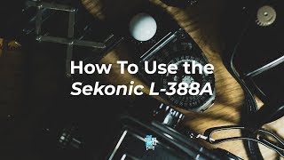 EASY  How To Use Sekonic L398A Light Meter Tutorial [upl. by Sucul]