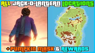 ALL JACK O LANTERN LOCATIONS In GTA 5 Online  New Update amp How To Get Pumkin Mask [upl. by Lohse667]