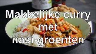 Makkelijke curry met nasi groenten [upl. by Snoddy]