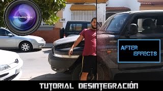 After Effects  Desintegracion  Tutorial Basico y facil en español [upl. by Htebazile466]