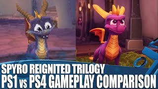 Spyro Reignited Trilogy  PS1PS4 Graphics Comparison [upl. by Iem958]