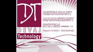 DEVAJ TECHNOLOGY  RESTAURANT POS Software Demo by Mohsin Shaikh [upl. by Shaikh]