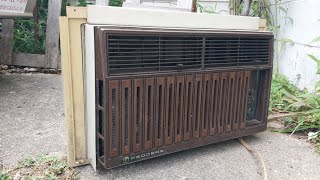 1988 Fedders 5000 btu Air conditioner initial checkout [upl. by Nitnert]