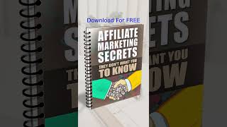 Download FREE Ebook quot Affiliate Marketing Secrets They Don’t Want You to Know اكسبلور تعلم [upl. by Elgar436]