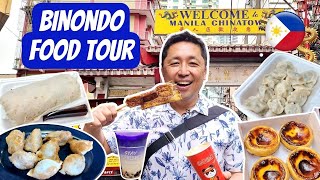 Best Places To Eat in Manila Chinatown 🇵🇭 BINONDO FOOD CRAWL 2024 [upl. by Ocirederf]