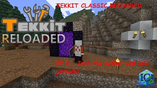 TCR  EP3  INTO THE NETHER AND IC2 JETPACK [upl. by Tdnarb]