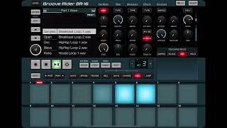 GrooveRider GR16 breakbeat slicer demo [upl. by Greenberg]