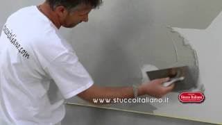 Travertino Toscano  How to apply Travertine plaster [upl. by Rai]