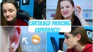 CARTILAGE PIERCING GONE WRONG Needle [upl. by Narf175]