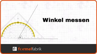 Winkel messen mit dem Geodreieck – SchrittfürSchrittAnleitung [upl. by Drhacir]