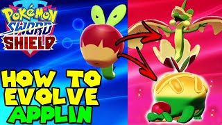 How to evolve APPLIN to FLAPPLE amp APPLETUN in Pokemon Sword amp Shield [upl. by Baelbeer]