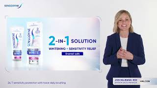 Sensodyne Clinical White Toothpaste Educational Video Trailer  Clinical Story [upl. by Odlauso341]