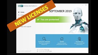 updated on octber 4th ESET NOD32 ANTIVIRUS license key [upl. by Stepha231]