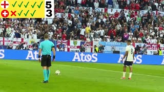 England vs Switzerland 53 Full PenaltyShootout EURO 2024 QuarterFinal [upl. by Refenej]