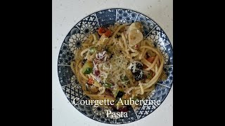 Delicious Courgette Aubergine Pasta [upl. by Bajaj]