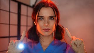 ASMR Caring Nurse Full Check Up  Triss  Concussion Eyes  Allergy Test Cranial Video for Sleep [upl. by Suryt]