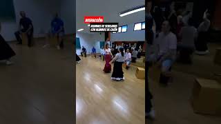 Bailando sevillanas con cajones flamencos  SEVILLANAS EN PAREJA [upl. by Sotsirhc697]