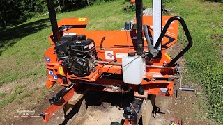 wood mizer lx25 sawmill fixing sawmill issues [upl. by Eedissac659]