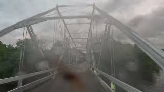 4K Driving Thru Around  On Dingmans Ferry Bridge New Jersey NJ to Pennsylvania PA Daytime ASMR [upl. by Paton]