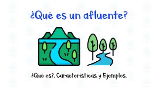 💧 ¿Qué es un afluente 🏞 Definición Características y ejemplos  Fácil y Rápido [upl. by Zakaria16]