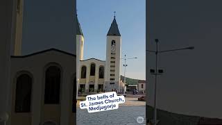 The bells of St James Church Medjugorje pilgrimage Medjugorje catholicchurch [upl. by Nnaillek]