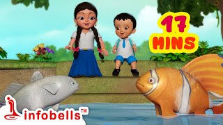 Noton Noton paira gulo  নোটন নোটন  Bengali Rhymes for Children  Infobells [upl. by Atekahs]