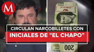 En Sinaloa reportan circulación de más billetes con iniciales de El Chapo Guzmán [upl. by Ellersick]