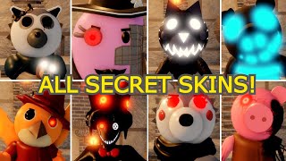 How to UNLOCK ALL SECRET SKINS in PIGGY  Roblox [upl. by Deanne384]