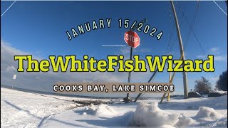 Lake Simcoe Ice Update January 15 2024 [upl. by Elletsirhc15]