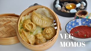 Perfect Vegetable Momos  Easy Steamed Dumpling  Homemade Momos Ep580 [upl. by Westbrooke]