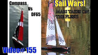 Sail Wars Compass vs a Fleet of DF65s Video 155 Race 1 [upl. by Eadwine318]