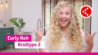 De beste verzorgingstips voor type 2 krullen  Curly Hair  Kruidvat [upl. by Ralip]