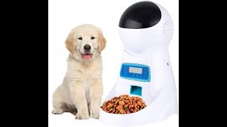 Homdox Automatic Pet Food Feeder [upl. by Kelcie910]