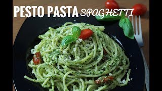 Pesto Spaghetti  Pasta in Pesto Sauce  Pesto Parmesan Spaghetti  How to make Pesto Pasta [upl. by Thorvald]