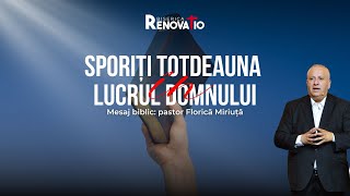 🔴 LIVE  Sporiți totdeauna în lucrul Domnului  Florică Miriuță  8 AUGUST 2024 [upl. by Cave]