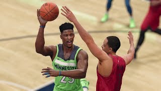 NBA Live 18 Gameplay  Minnesota Timberwolves vs Portland Trailblazers Game Update  Statement Unis [upl. by Alra171]