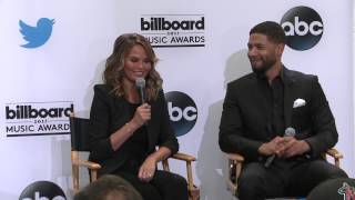 Entertainment Tonight Twitter Question Chrissy  BBMA Nominations 2015 [upl. by Aretahs]