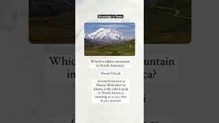 Quiz  Tallest Mountain in North America quiz quiztime geography mountain usa [upl. by Eihpos]