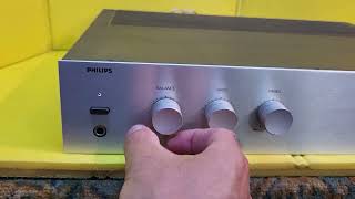 Amplificatore PHILIPS 302 L stereo hi fi vintage [upl. by Nnairam]