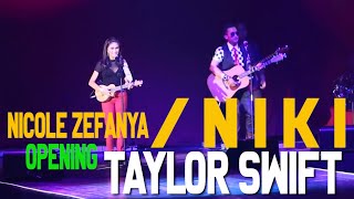 Nicole Zefanya NIKI amp Stan Isakh  Opening for Taylor Swift Red Tour Concert Indonesia [upl. by Augustin]