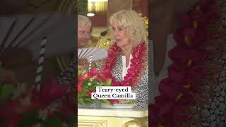 Queen Camilla cries at Samoa farewell ceremony [upl. by Kcaj584]