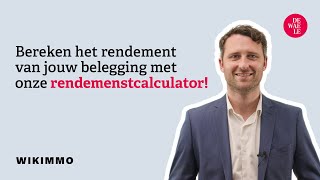 Bereken het rendement van vastgoed [upl. by Nakhsa]