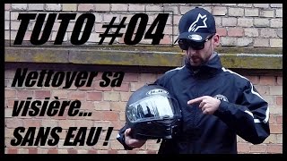 TUTO 04 Nettoyer Rapidement Sa VisièreSANS EAU [upl. by Havot11]