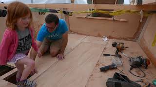 Building our GT27 Houseboat Part 3 [upl. by Aisenet609]